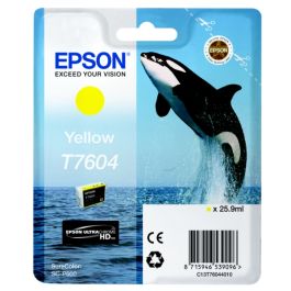 Cartouche d'origine C13T76044010 / T7604 Epson - jaune