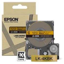 Ruban d'origine C53S654001 / LK-4KBK Epson - noir, or