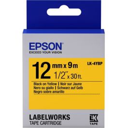 Ruban cassette d'origine C53S654008 / LK-4YBP Epson - noir, jaune
