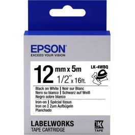 Ruban cassette d'origine C53S654024 / LK-4WBQ Epson - noir, blanc