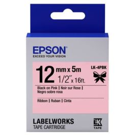 Ruban cassette d'origine C53S654031 / LK-4PBK Epson - noir, rose