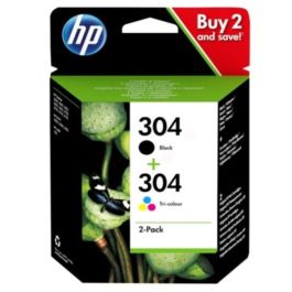 Cartouches d'origine 3JB05AE / 304 HP - multipack 2 couleurs : noire, multicouleur