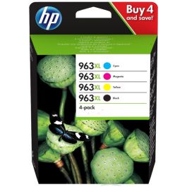 Cartouches d'origine 3YP35AE / 963XL HP - multipack 4 couleurs : noire, cyan, magenta, jaune