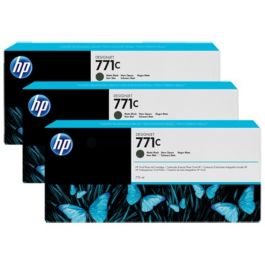 Cartouche d'origine B6Y31A / 771C HP - noire - pack de 3