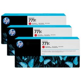 Cartouche d'origine B6Y32A / 771C HP - rouge - pack de 3