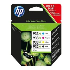 Cartouches d'origine C2P42AE / 932XL/933XL HP - multipack 4 couleurs : noire, cyan, magenta, jaune