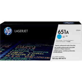 Toner d'origine CE341A / 651A HP - cyan