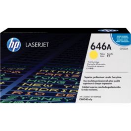 Toner d'origine CF032A / 646A HP - jaune