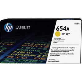 Toner d'origine CF332A / 654A HP - jaune