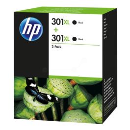 Cartouche d'origine D8J45AE / 301XL HP - noire - pack de 2