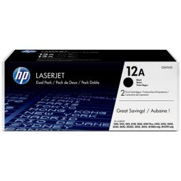 Toner d'origine Q2612AD / 12AD HP - noir - pack de 2
