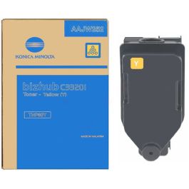 Toner d'origine AAJW252 / TNP-80 Y Konica Minolta - jaune
