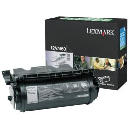 Toner d'origine 12A7460 Lexmark - noir