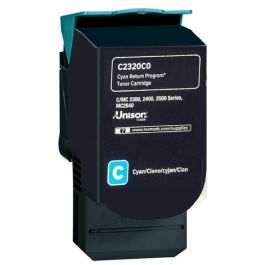 Toner d'origine C242XC0 Lexmark - cyan