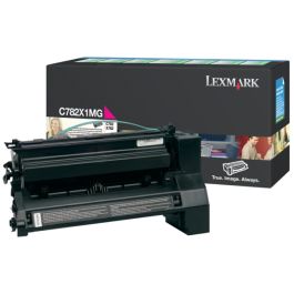 Toner d'origine C782X1MG Lexmark - magenta