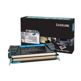 Toner d'origine X748H3CG Lexmark - cyan