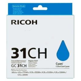 Cartouche d'origine 405702 / GC-31 CH Ricoh - cyan