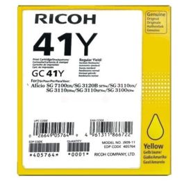 Cartouche d'origine 405764 / GC-41 Y Ricoh - jaune