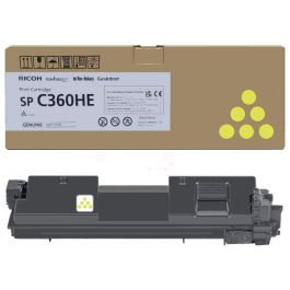 Toner d'origine 408187 / SPC360HE Ricoh - jaune
