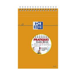 Oxford Bloc-notes, A5, quadrillé, 80 feuilles, reliure