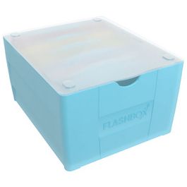 Oxford Boîte à fiches "Flashbox", non équipé, bleu pastel