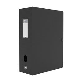 Oxford Boîte de classement Memphis, dos de 60 mm, noir