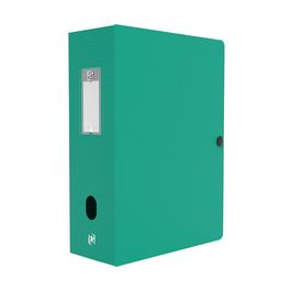Oxford Boîte de classement Memphis, dos de 80 mm, vert
