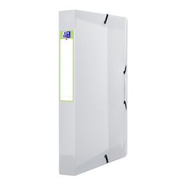 Oxford Boîte de rangement "2nd Life", 40 mm, A4, PP,incolore