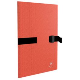 Oxford Chemise à sangle Bicolor Recyc+, A4, carton, rouge