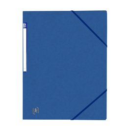 Oxford Chemise simple à élastique Top File+, A4, bleu
