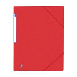Oxford Chemise simple à élastique Top File+, A4, rouge
