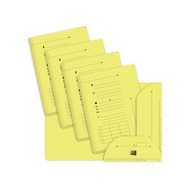 Oxford Chemise sous-dossier PASTEL, 2 rabats, A4, jaune