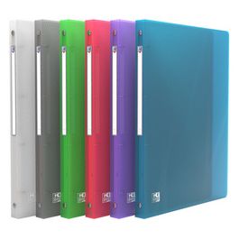 Oxford Classeur à anneaux HAWAI, A4, 4 anneaux, assorti