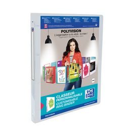 Oxford Classeur personnalisable POLYVISION, 20 mm, incolore