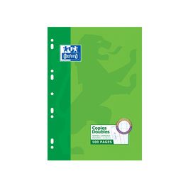 Oxford Copies doubles perforées, A4, séyès, 200 pages