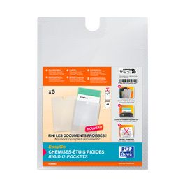 Oxford EasyGo Chemise étui rigide HAWAI, A4, incolore