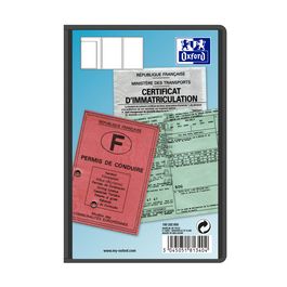 Oxford Etui de protection multipapiers voiture, 3 volets