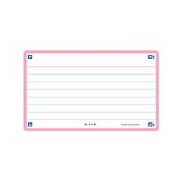 Oxford Fiches "Flash 2.0", 75 x 125 mm, uni, rose