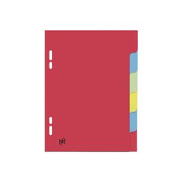 Oxford Intercalaires neutres, 170 x 220 mm, 6 touches