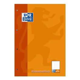 Oxford Klausurenblock, format A4, 100 pages, ligné