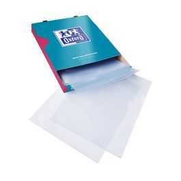 Oxford Pochettes coin SHINE A4, polypropylène: 0,12 mm