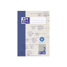 Oxford Schulheft "Recycling", DIN A5, 16 Blatt, Lineatur 2