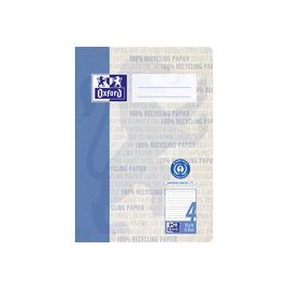 Oxford Schulheft "Recycling", DIN A5, 16 Blatt, Lineatur 4