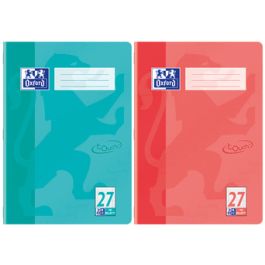 Oxford Schulheft "Touch", DIN A4, Lineatur 27, aqua