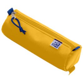 Oxford Trousse ronde, polyester, rond, grand, jaune