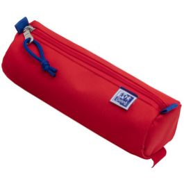 Oxford Trousse ronde, polyester, rond, grand, rouge
