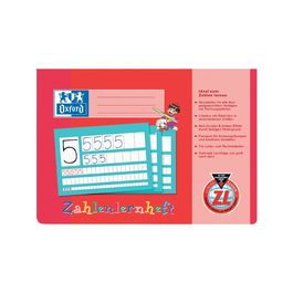 Oxford Zahlenlernheft, DIN A4 quer, Lineatur: ZL