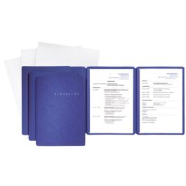 PAGNA Bewerbungs-Set "Special", DIN A4, blau, 3-teilig
