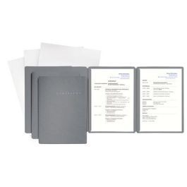 PAGNA Bewerbungs-Set "Special", DIN A4, grau, 3-teilig