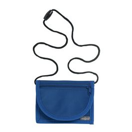 PAGNA Pochette tour de cou, nylon, bleu